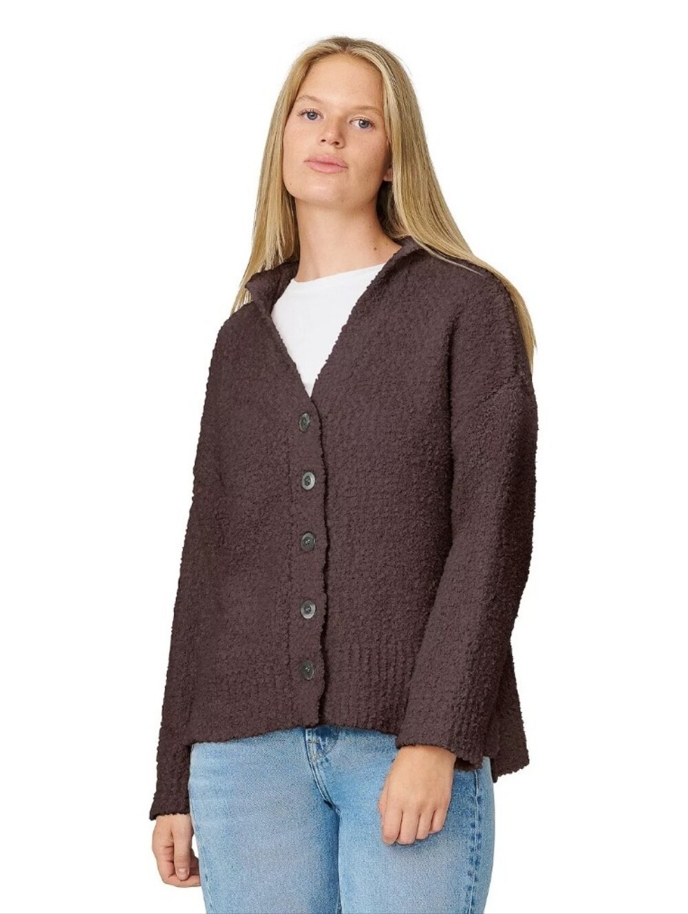 Grey & Gray Cozy Luxe Hooded Cardigan Size XS